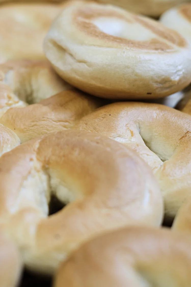 Fresh beigels from The Beigel Shop, Brick Lane